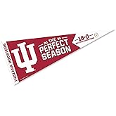 Indiana Hoosiers 2025 National Champions Perfect Season Pennant Banner Flag