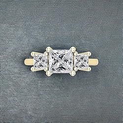 Dazzlingrock Collection Princess Lab Created White