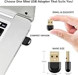 Mokeum Bluetooth 5.1 USB Adapter Dongle Transmitter Receiver Win 7/8/10 Black view 4