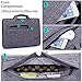 Brinch 15.6-Inch Multi-functional Suit Fabric Portable Laptop Sleeve Case Bag for Laptop, Tablet, Macbook, Notebook - Grey