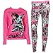 Marvel Black Widow Prey Pink and White Womens Lounge Set (Large)