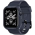 Spigen Rugged Armor Pro Designed for Apple Watch Case with Band Series 9/8/SE2/7/6/SE/5/4 45mm/44mm