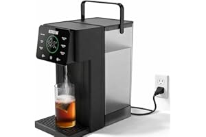 Aesthetern Instant Hot Water Dispenser Countertop for Rapid Heating, Electric Kettle with 6 Temperature Settings & 4 Volume O