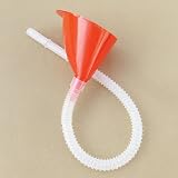 Milisten 2 Sets Auto Flex Funnel Extended Hose Oil Transfer Tool Cars view 3