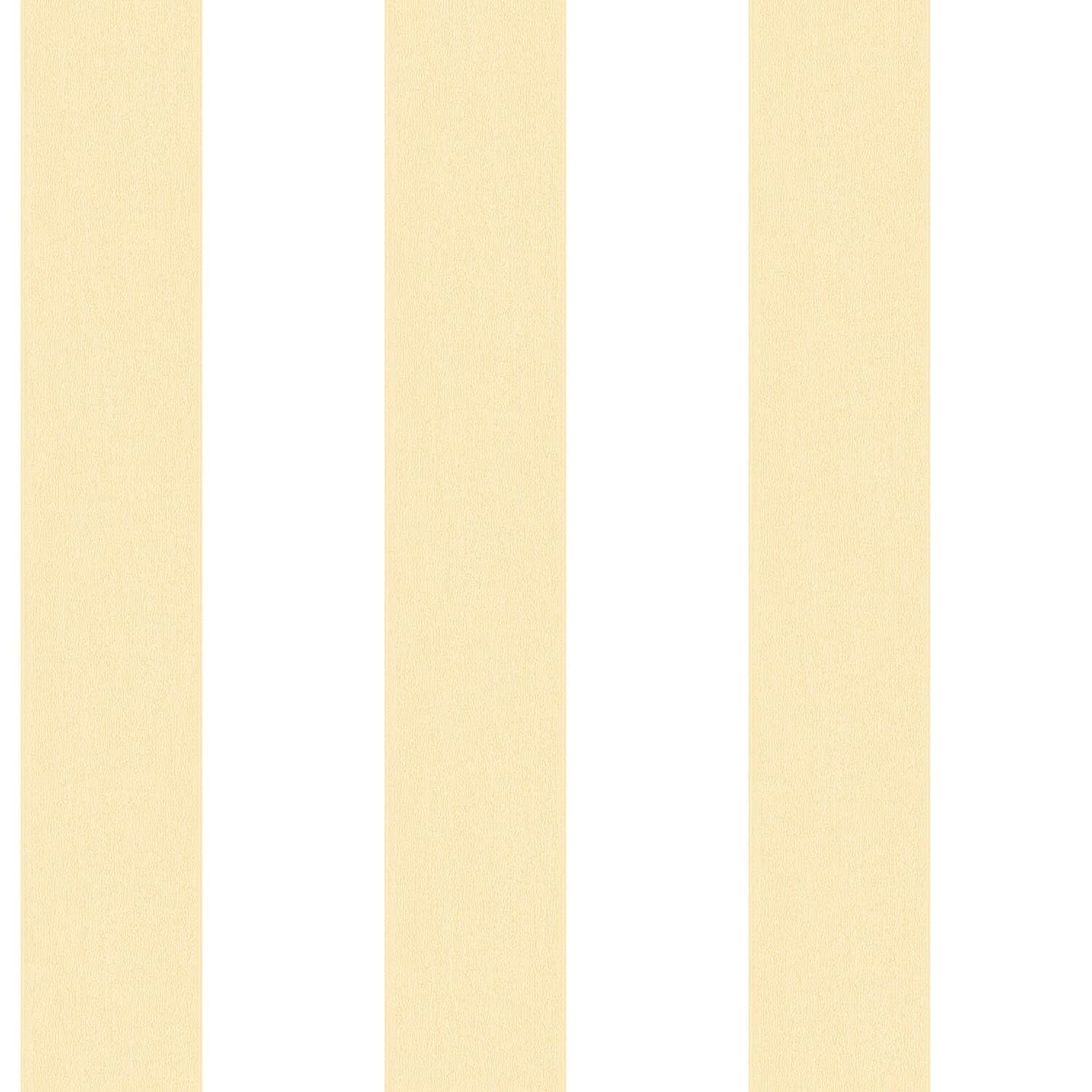 Galerie G67587 Smart Stripes 2, Wide Stripes Design Wallpaper, Yellow/White, 10m x 53cm — image 1