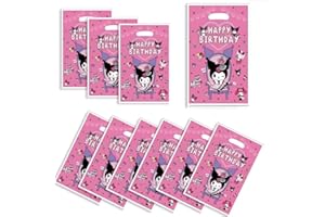 SUYALOO SUTRADHAR 30pcs kuromi Birthday Party Gift Bags Candy Bags Goody Bags ,kuromi Birthday Party Supplies Decorations (Bag5)