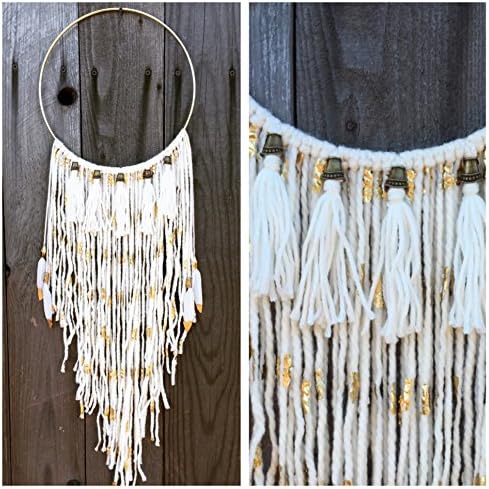 DreamCatcher - Boho Wall Hanging And Decor Tassel Wind Chime With Tribal Home Decor Flair