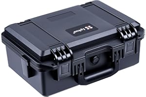 Lykus HC-3310 Waterproof Hard Case with Customizable Foam Insert, Interior Size 12.99x8.27x5.31 in, Suitable for Pistol, DSLR Camera, Small Drone, Camcorder, Action Camera, and More