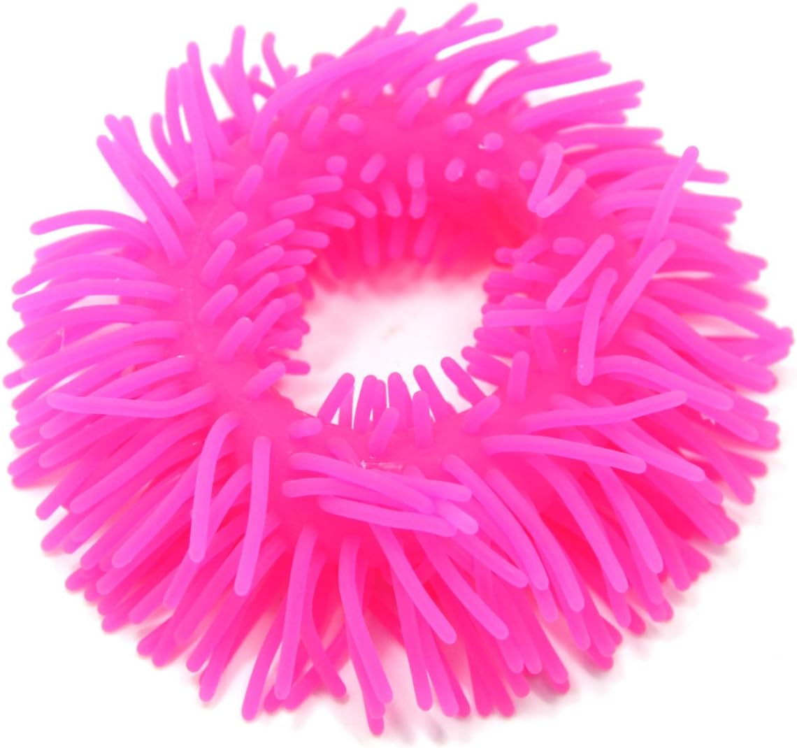 SAMSFX FISHING SAMS Puffer Bracelet Fidget Toy Cute Wrist Wearing Kid's Stress Relief Sensory Toy Tactile and Stretchy Bracelets - Pink Color