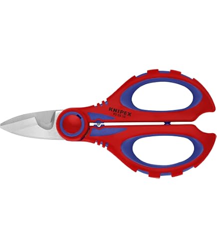 Bahco BHSC127S Electrician Scissors - 127mm With Cable Stripping Groove & Plastic Coated Loops - View #13