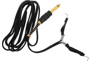 HOMSFOU 68m Thickened Silicone Tattoo Clip Cord with Copper Core and Steel Plate Hook for Precise Tattoo