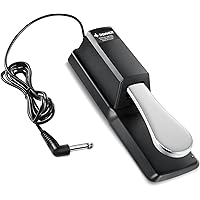 Donner Piano Sustain Pedal - Universal Keyboard Sustain Pedal for All Brands Digital Piano Electronic Keyboard MIDI Synthesiz