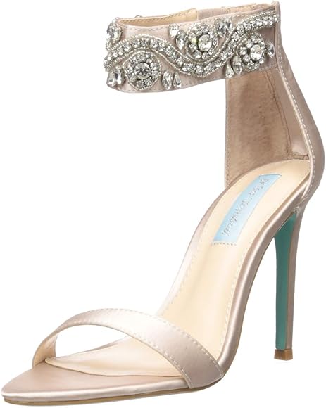 pale blue sandals heels