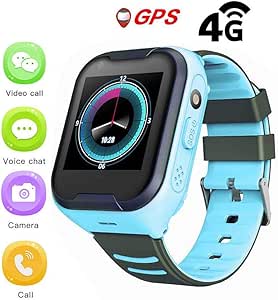 Reloj GPS para niños,IPX7 impermeable 4G Reloj inteligente para ...