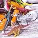 Trooer 60 Pack Ocean Sea & Jungle Animals Figurines, Mini Plastic Animal Toys Creatures Set, Kids Educational Shower Bath Animal Toys Cupcake Toppers Party Favors with Turtle Octopus Shark Dinosaur