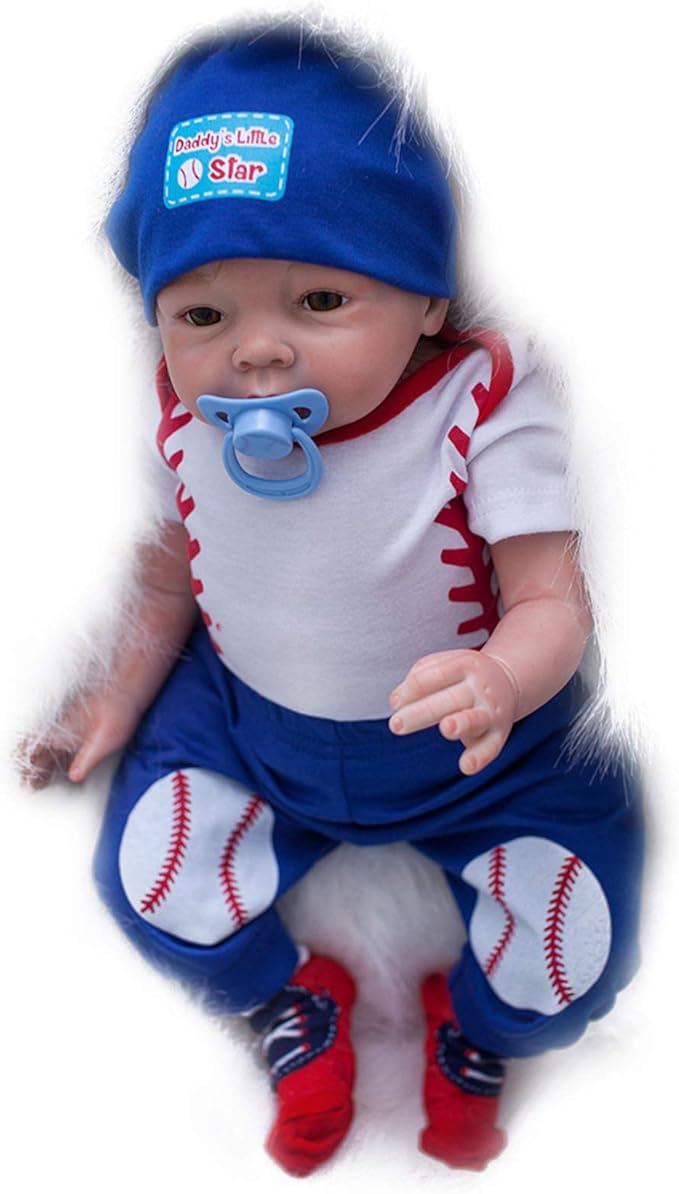 Wamdoll 22" Handmade Silicone Vinyl Reborn Baby Boy Girl