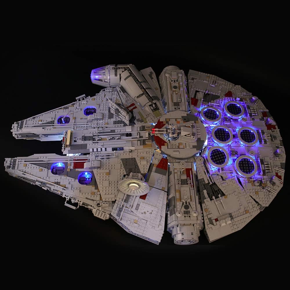 BRIKSMAX Led Lighting Kit for LEGO Star Wars Millennium Falcon- Compatible with Lego 75192 Building Blocks Model- Not Include The Lego Set - Image 3