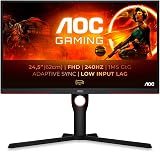 AOC Gaming 25G3ZM/BK 24.5" 240Hz FHD Monitor 0.5ms MPRT FreeSync Premium VA