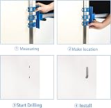 Trintion Punch Locator Adjustable Cabinet Jig Drill Guide Template for Handles view 5