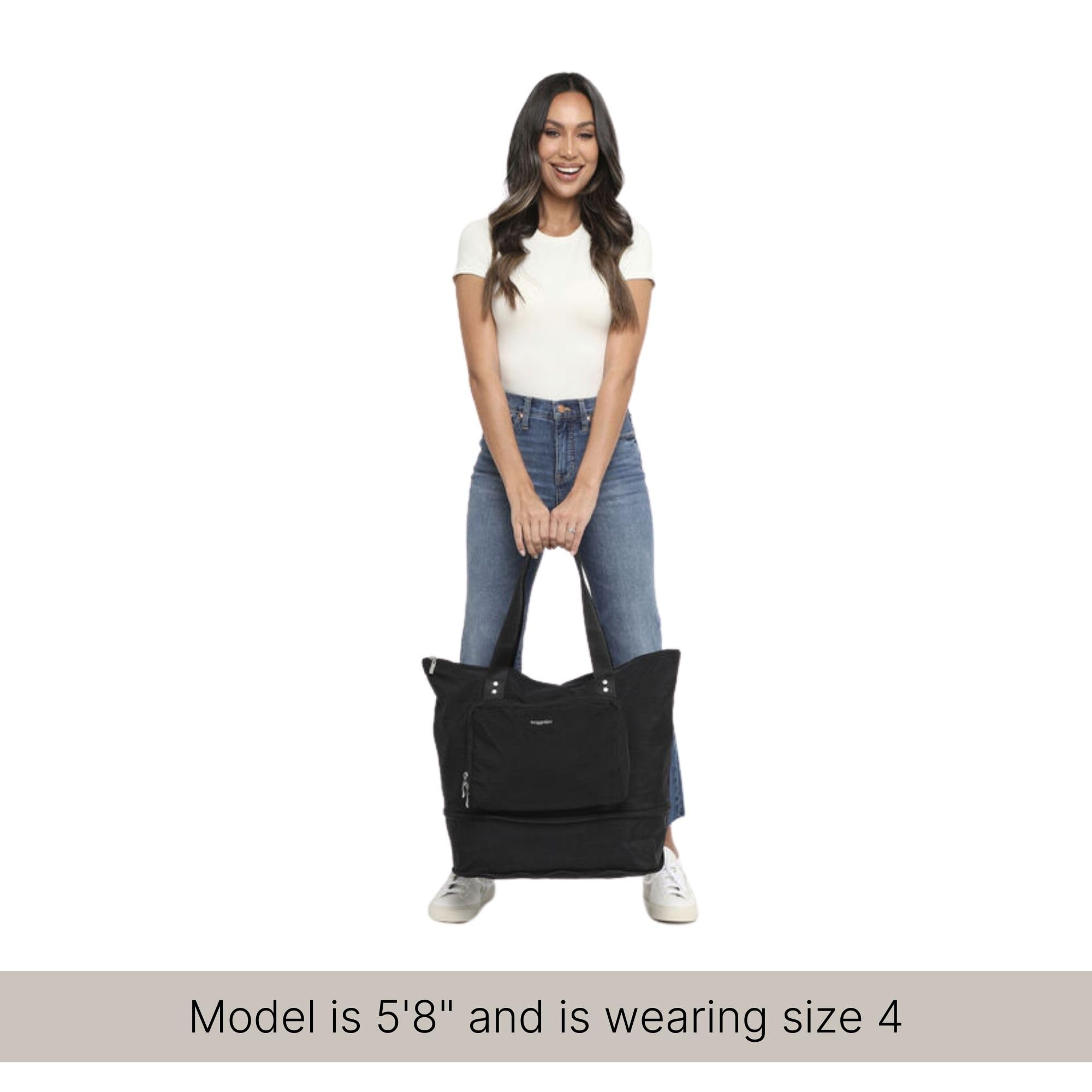 Baggallini Carryall Expandable Lightweight Travel Tote 22