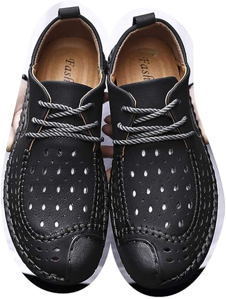 Amazon Co Jp 人民の東の道 手縫い通気性メンズベルトメンズアウトドアカジュアルシューズファッションメンズシューズ 色 黒 サイズ 43 ホーム キッチン