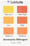 LaMotte 1302 Soil pH Test Kit Color Chart, Ammonia