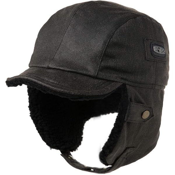 Amazon.com: Wool Blend Baseball Cap Men Fur Hunting Trapper Dad