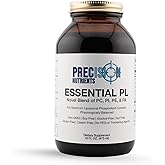 Precision Nutrients Essential Phospholipid Complex – Sunflower-Based Brain Supplement for Memory, Focus, Cellular Detox and Repair – Cognitive Support with PC, PE, PI, PS, PA – Non-GMO - 16fl oz