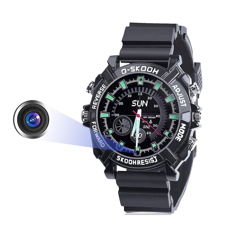 HopeGem Spy Wearable Hidden Mini Camera – Portable HD 1080P Secretly Record Cam With 32G