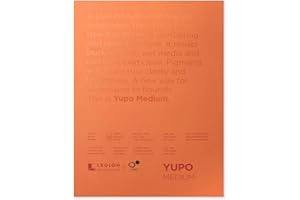 LEGION PAPER Yupo Paper L21-YUP197W912 White Sheets, 9" x 12", 10 count