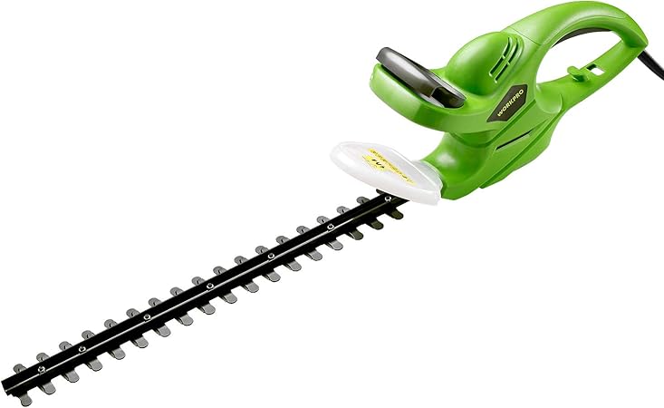 Workpro Taille Haies Electrique 500w 1500 Trs Min Taille Haies Avec Fourreau De Protection Longueur De Lame 460mm Diametre De Coupe 8mm Pour Elagage Ebranchage Amazon Fr Bricolage