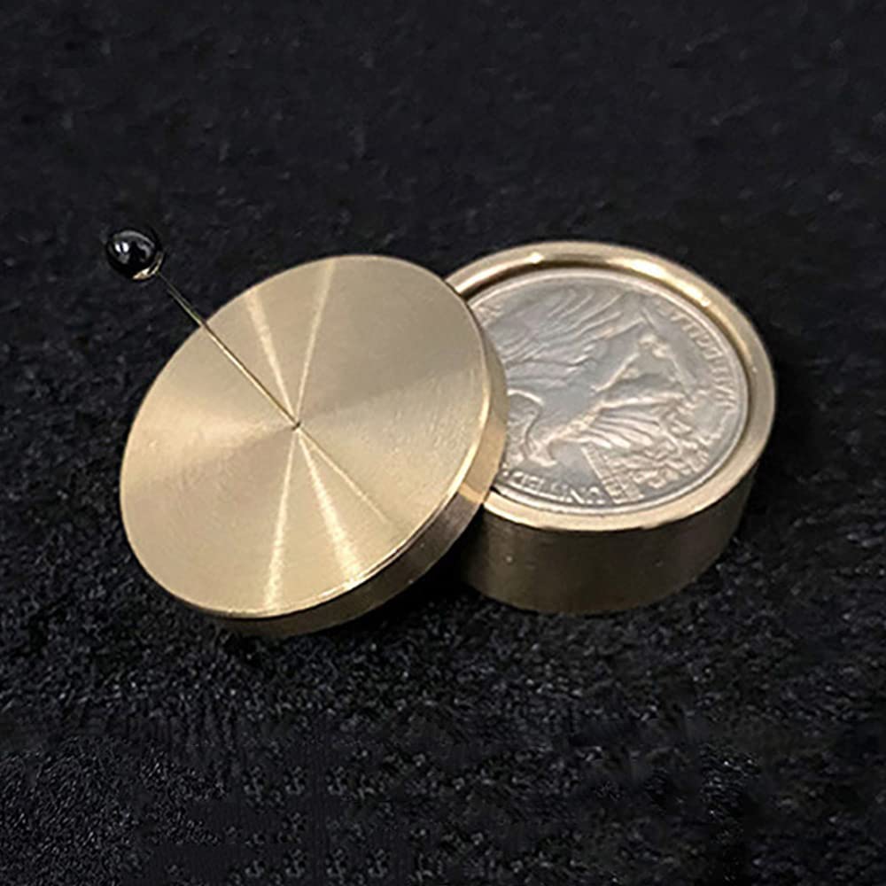 MOMOMAGE Needle Through Box Magic Tricks Coins Appearing Magician Close up Street Illusions Gimmicks Mentalism Props