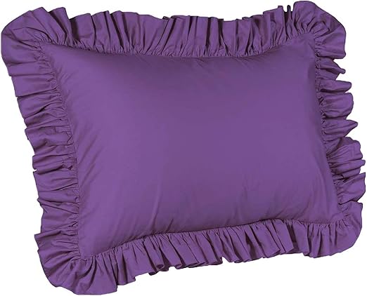 Amazon Com Shopbedding Ruffle Pillow Case Standard Pillow Sham