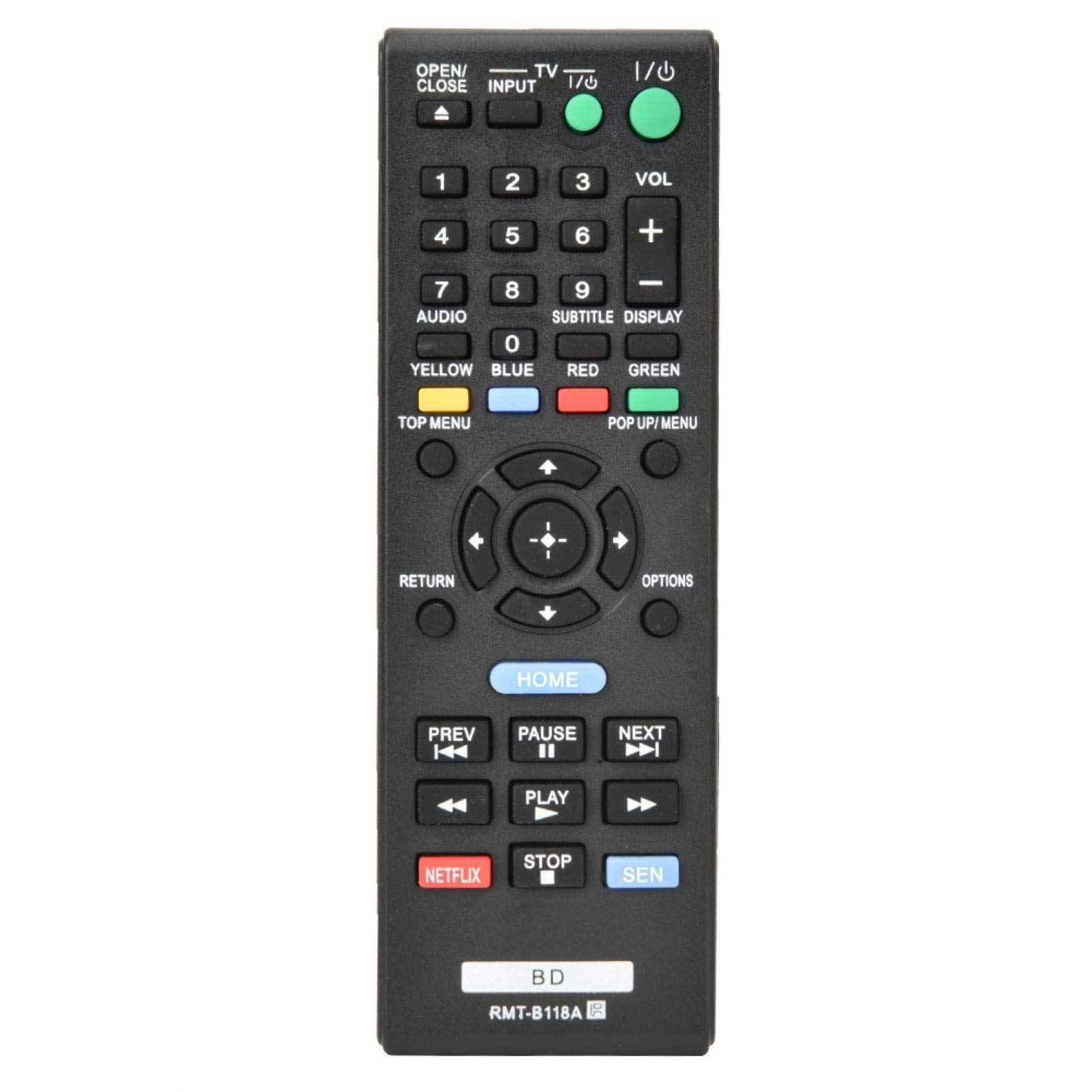 Socobeta Universal Remote Control Blu-ray Player Replacement for Blu-ray Player BDP185C BDPBX18 BDPBX3100 BDPS185