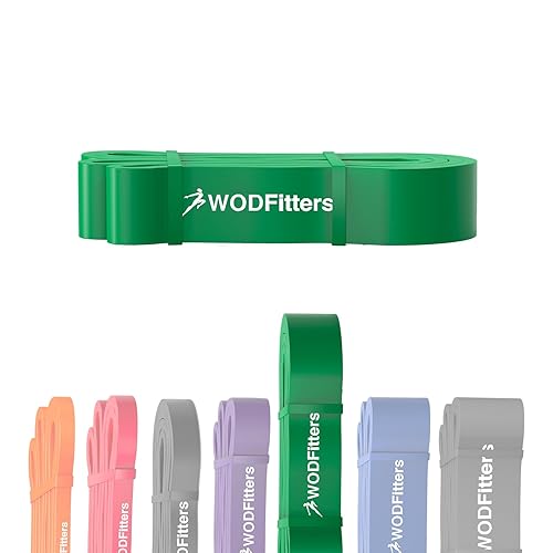 WODFitters Pull Up Assistance Band for Stretching, Mobility Workouts, Warm  Up, Recovery, Powerlifting, Home Fitness and Exercise… (#4 Green) in Oman 
