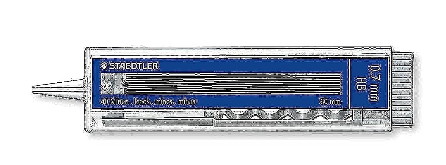 Staedtler 0.7 mm HB Carbon Leads (Pack of 40)