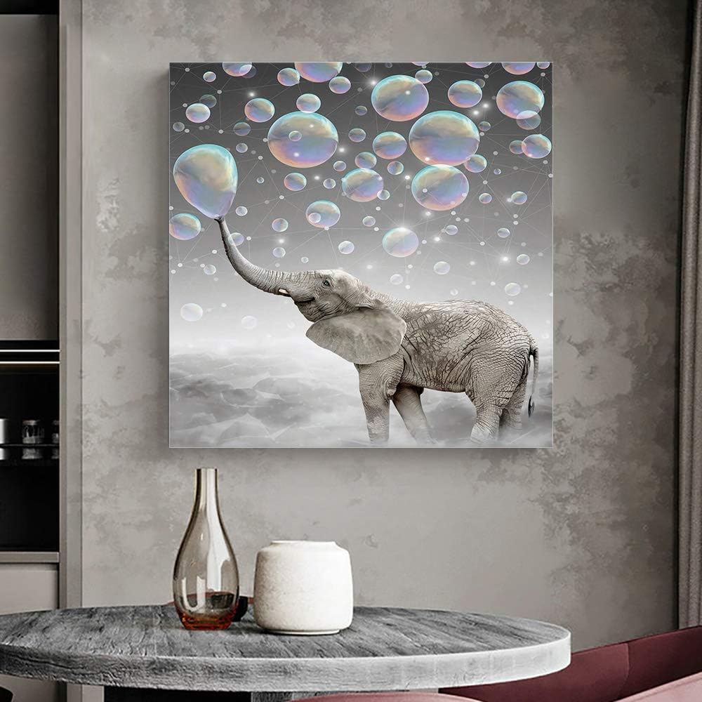 Elephant Canvas Wall Art Painting Wall Decor Elephant