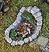 Georgetown Miniature Fairy Garden Koi and Lily Pad Pond Furniture Gnome Figurine Statue Sculpture for Home Terrarium Yard Patio and Lawn Outdoor Decor Supplies Accessories
