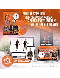 Speed Jump Rope   Extra-Fast Premium Jumping Rope for Fitness - Adjustable Skipping Rope with Metal Handles & Cable