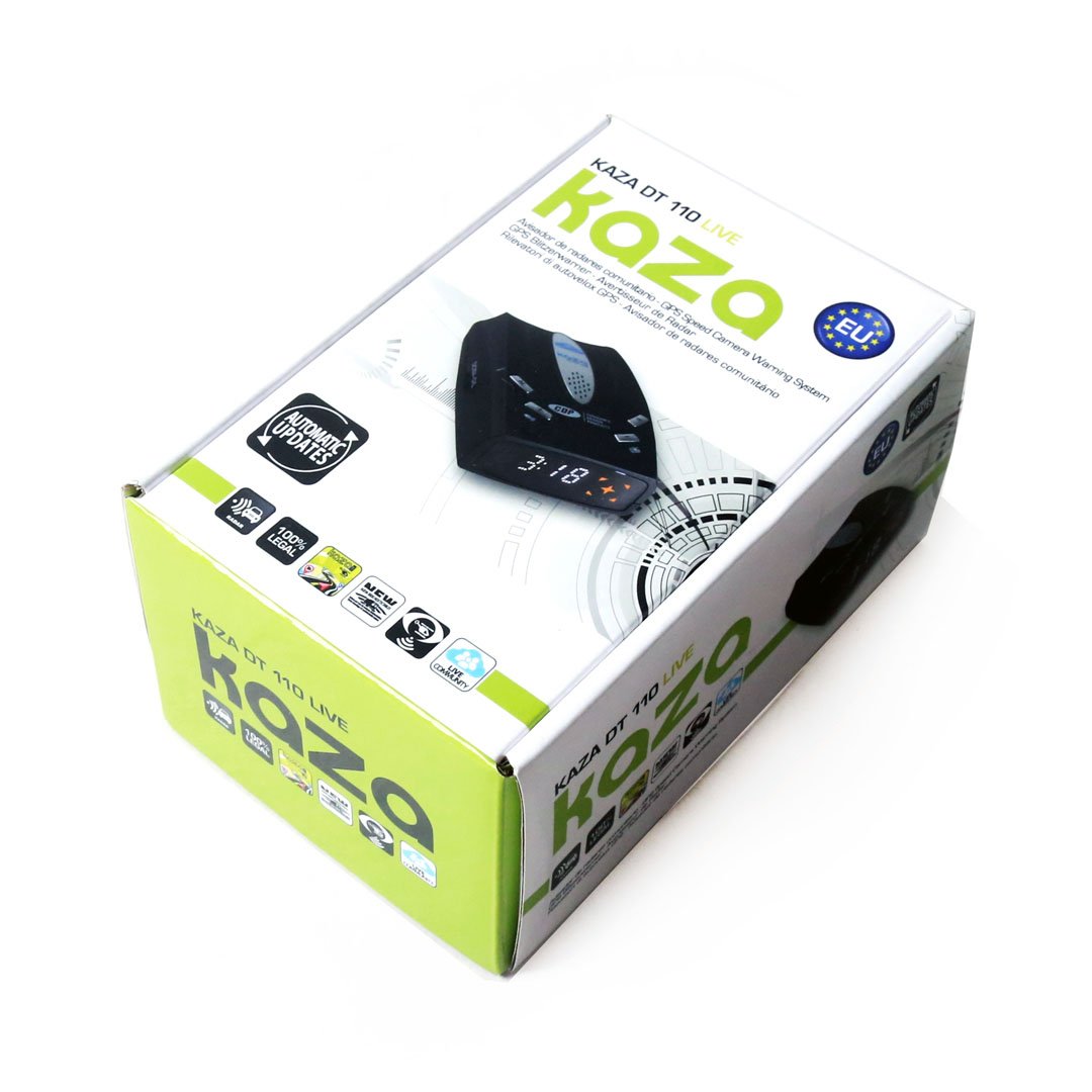 Amazon.com: Kaza DT 110 Live - Radar Indicator, Black Color: Automotive