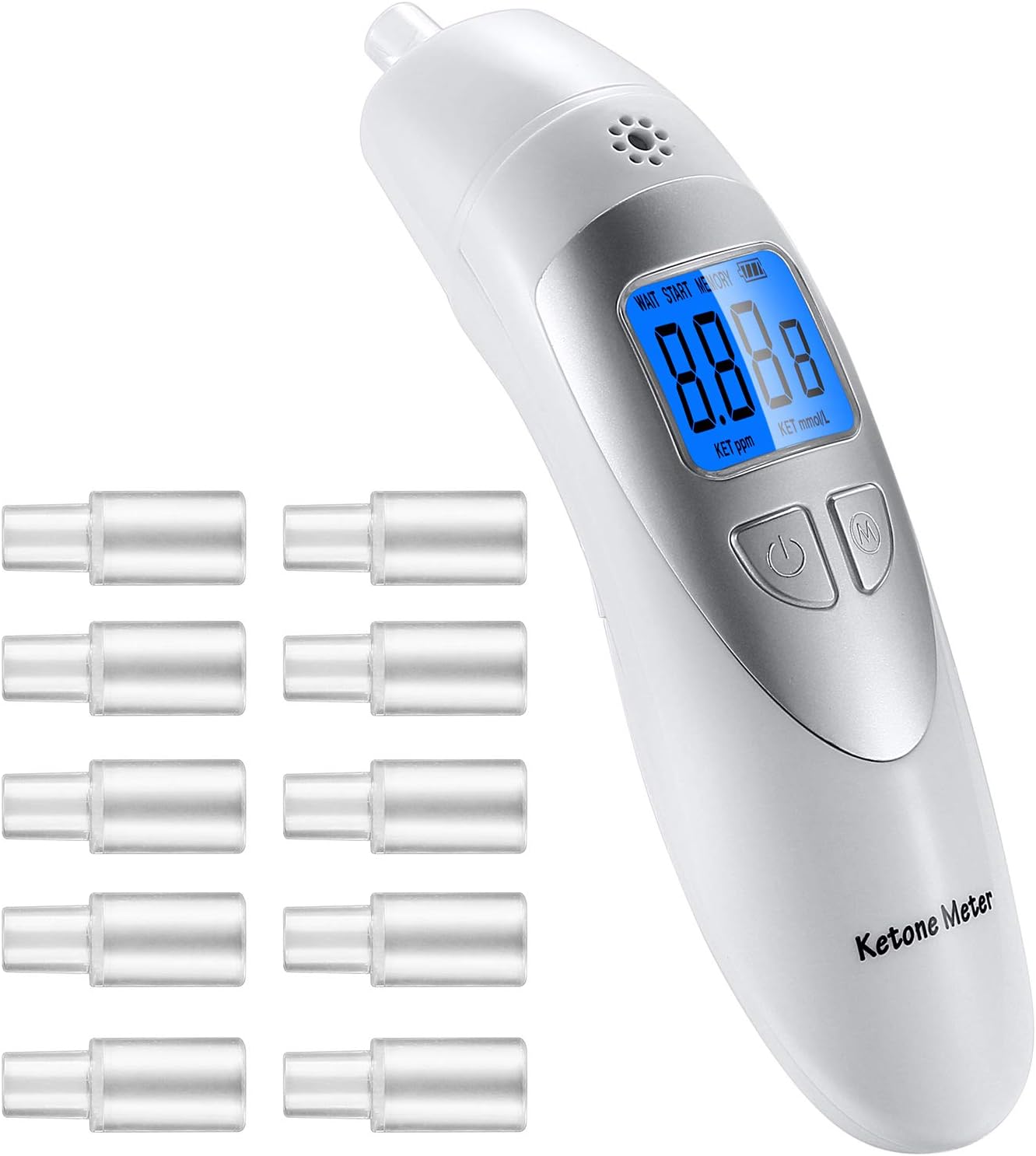 Ketone Monitor with New Technology Semi-Conductor Sensor to Test The Ketone Content by Breath