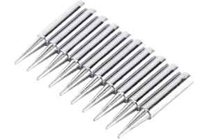 EJOYOUS 10X 900M-T-B Soldering Iron Tips Replacement Solder Iron Tip For HAKKO 936,937,907 Atten, Quick, Aoyue, Yihua, Vastar, Sywon, Tabiger, SOAIY and X-Tronic Soldering Station Tool, 10 PCS 900M-T-B