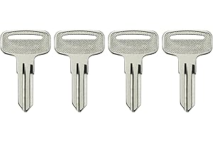 GRADORA 4PCS 4010321 Ignition Keys Blanks Replacement for Po-laris 4 Wheeler ATV Ranger RZR Snowmobile Fits Key Code 22 23 27 28 Series
