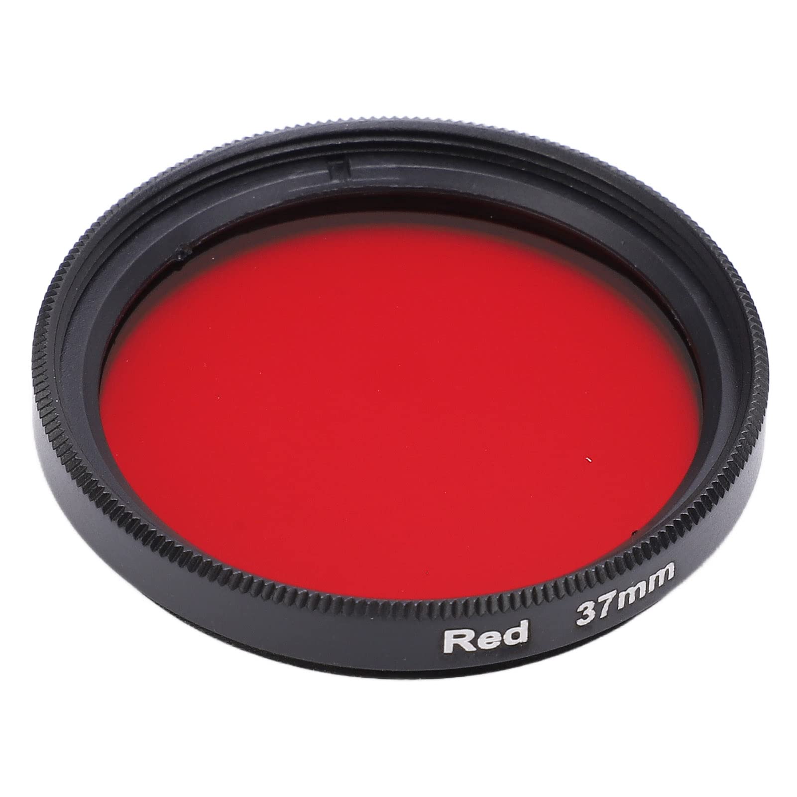 Full Color Lens Filter Set, 37mm SLR Camera Color Filters Kit,Orange Red Yellow Green Blue Filters with lens filter case,Suitable For 37mm Lens Interface(red)