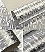 Teemall Luxury Silver Foil Mosaic Background Flicker Wall Paper Modern Roll/Hotel Ceiling/Decorative Wallpaper Roll Pale Silver Colour 20.8''x78.7''