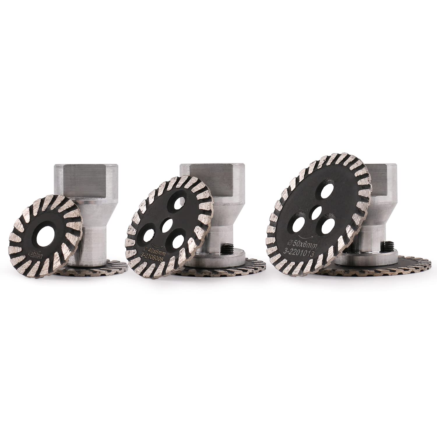 BSRTTOOL Mini Diamond Saw Blades with Removable Flange M14 Thread Carving Disc (30-40-50MM)