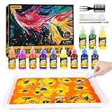 Upgrade 12-Color Marbling Paint Arts & Crafts Gifts