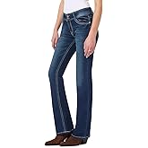 WallFlower Luscious Curvy Bootcut Jeans for Women, Mid-Rise Insta Stretch Denim, Size-Inclusive Juniors Jeans, Sizes 0 to 24