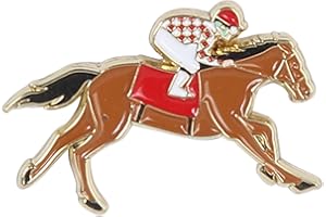 Derby Horse Racing Men's Suit Lapel Pin - Kentucky Bourbon Clothing Accessory - Mint Julep Gift - Party Dress Clothing Attire