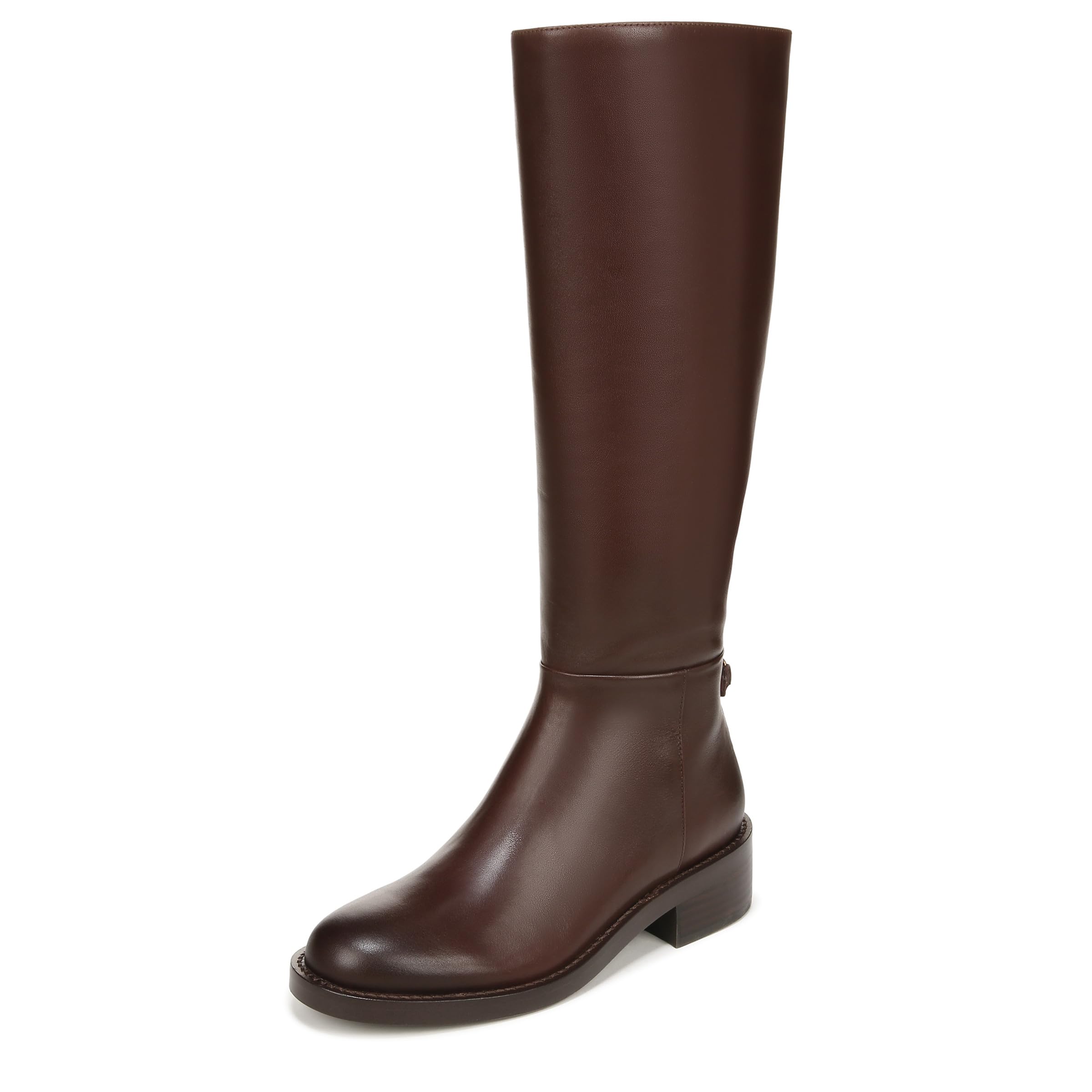 Sam Edelman Women's Milla Equestrian Boot, Spiced Pecan Wide Calf, 7.5